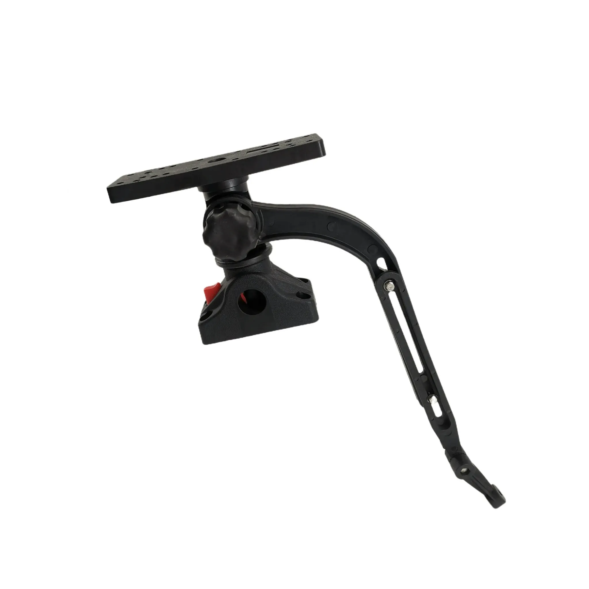 Universal Compact Portable Transducer Arm & Fishfinder Mount (Base Mounted)