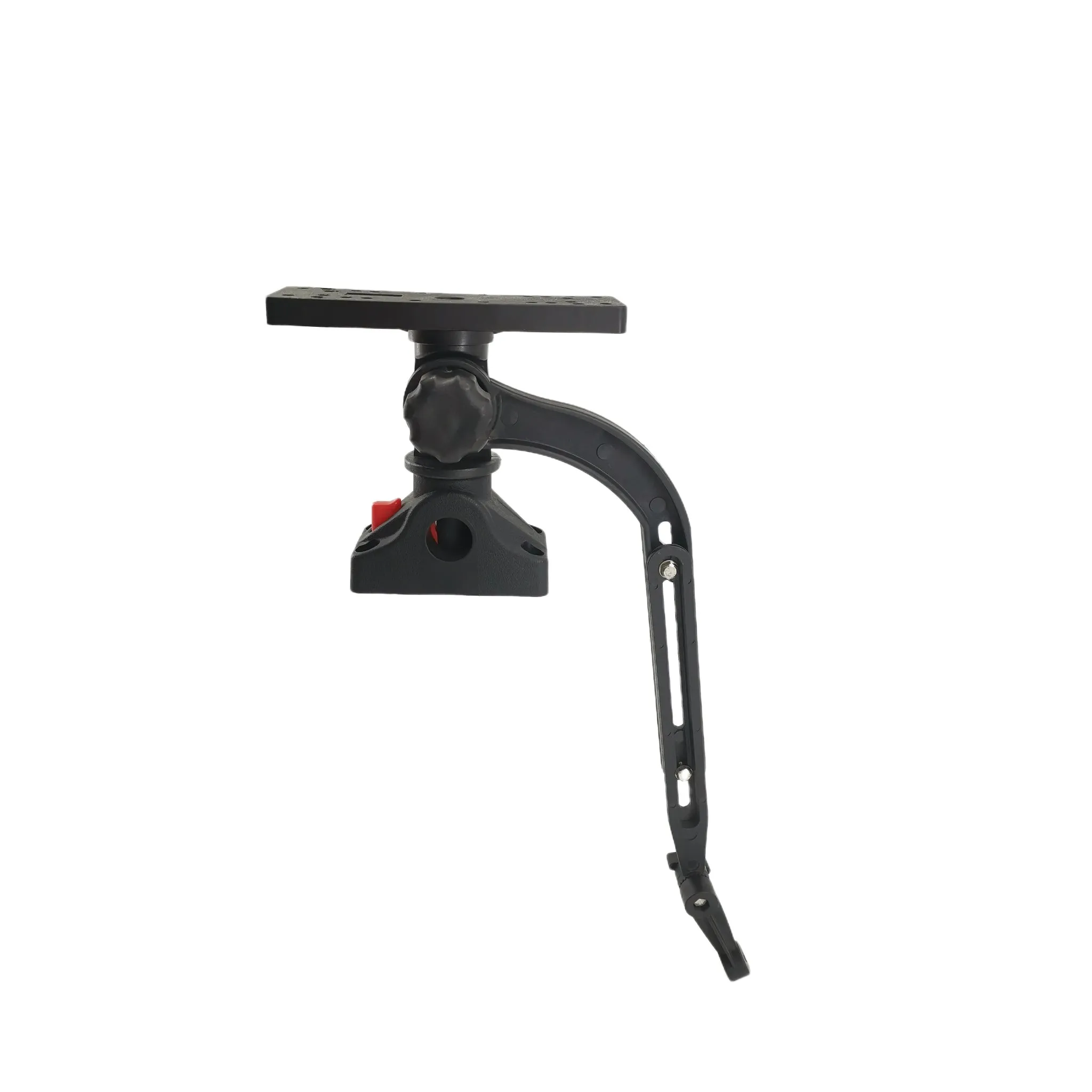 Universal Compact Portable Transducer Arm & Fishfinder Mount (Base Mounted)